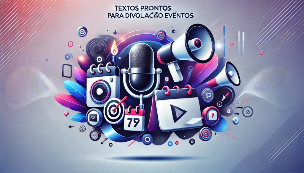 Textos prontos para divulgação de eventos