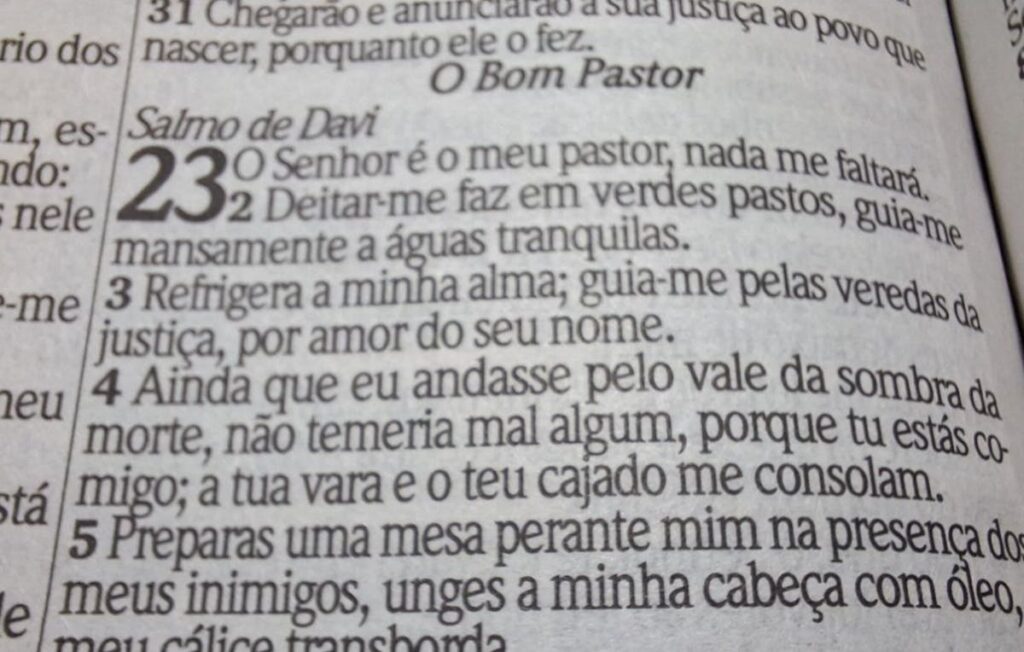 Salmo para acalmar o coração